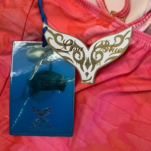 Lisa Blue WINGED ONES Ruched 1pc - FireBird (#14) - Picture 12 of 15